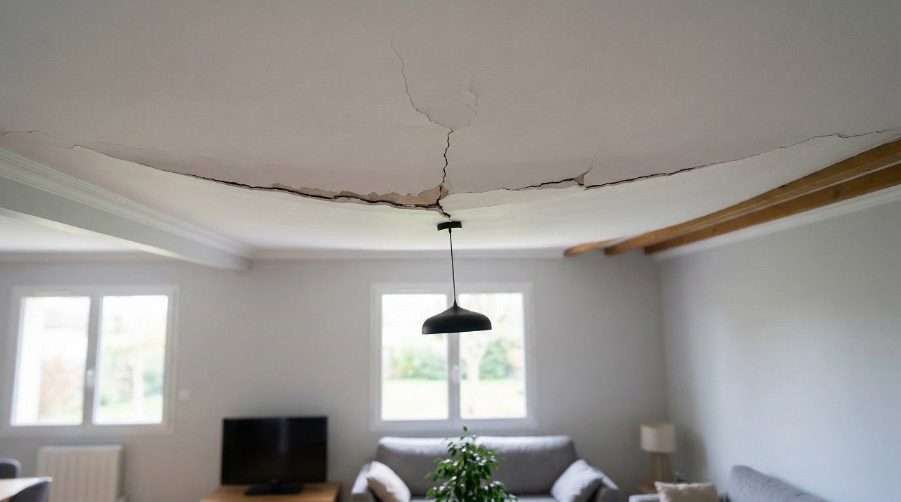 pourquoi-plafond-affaisse-au-milieu-de-la-piece-expertise-diagnostic-structure-btgexpertises